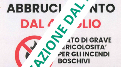 CESSAZIONE DELLO STATO DI GRAVE PERICOLOSITÀ PER GLI INCENDI BOSCHIVI SU TUTTO IL TERRITORIO DELLA REGIONE LIGURIA A PARTIRE DALLE ORE 00:01 DEL 21/09/2026