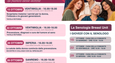 Ottobre Rosa 2026 – Le iniziative in Area 1